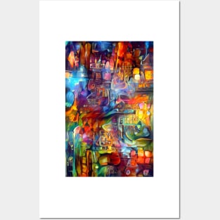 Colorful Lights Posters and Art